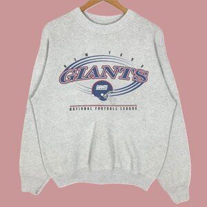 Vtg New York Giants Football Sweatshirt, Retro NFL New York Giants Shirt tee
